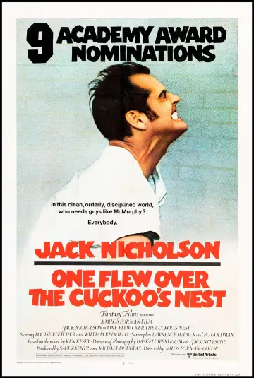 Poster to the movie "One Flew Over the Cuckoo