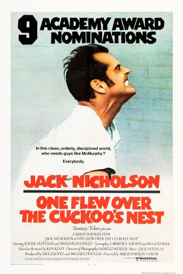 Poster to the movie "One Flew Over the Cuckoo