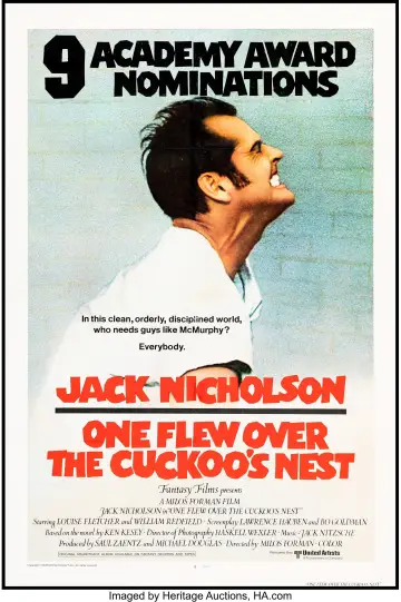 Poster to the movie "One Flew Over the Cuckoo