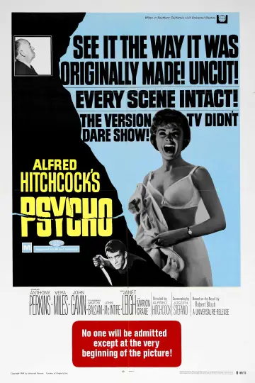 Poster to the movie "Psycho" #1642949