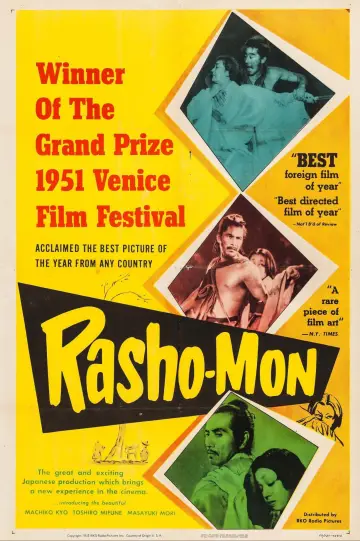Poster to the movie "Rashomon" #964361