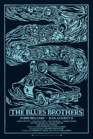 Poster to the movie "The Blues Brothers" #929955