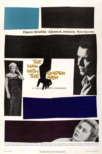 Poster to the movie "The Man with the Golden Arm" #1108300