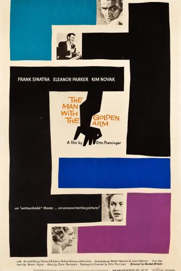 Poster to the movie "The Man with the Golden Arm" #1108302