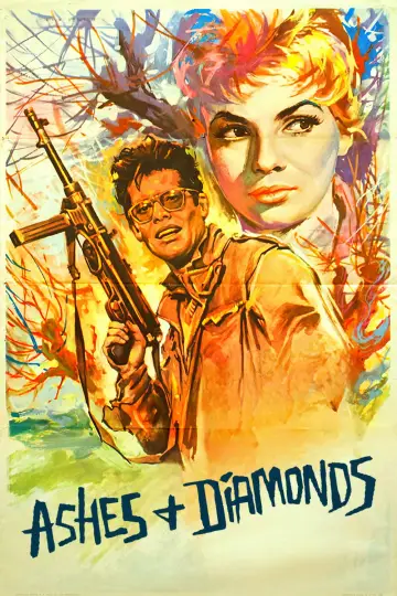 Poster to the movie "Ashes and Diamonds" #1060562