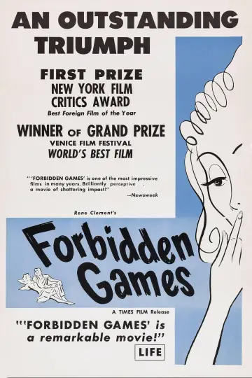 Poster to the movie "Forbidden Games" #1085240