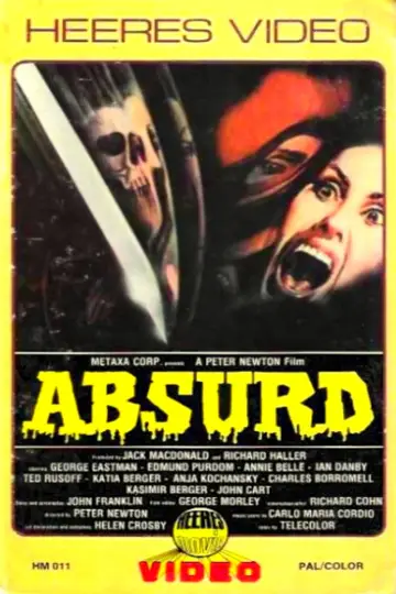 Poster to the movie "Absurd" #1030811