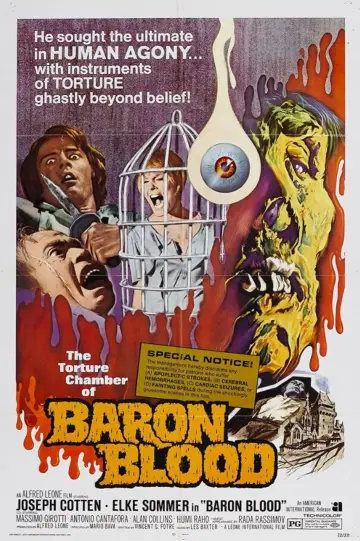 Poster to the movie "Baron Blood" #1120191