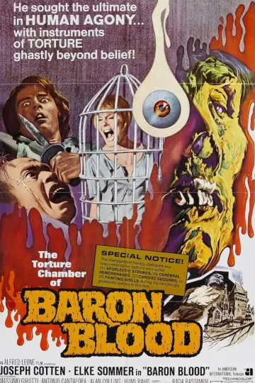 Poster to the movie "Baron Blood" #1120192