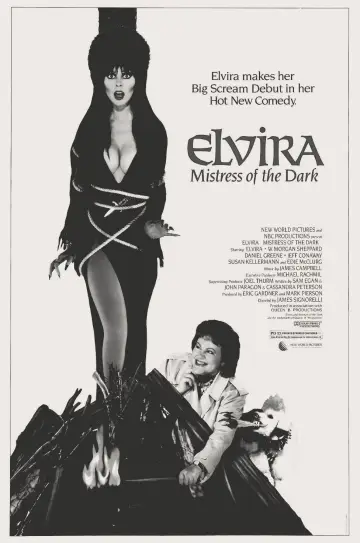 Poster to the movie "Elvira, Mistress of the Dark" #1184193