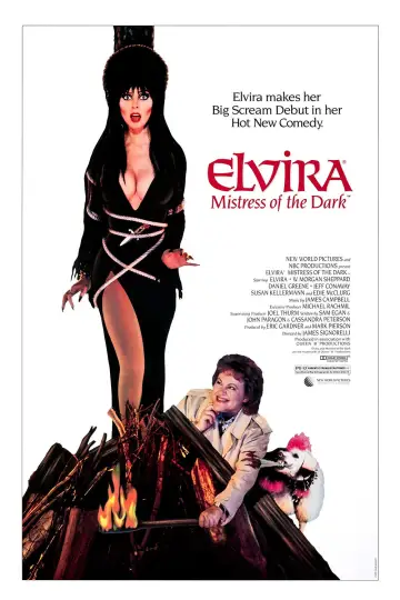 Poster to the movie "Elvira, Mistress of the Dark" #808401