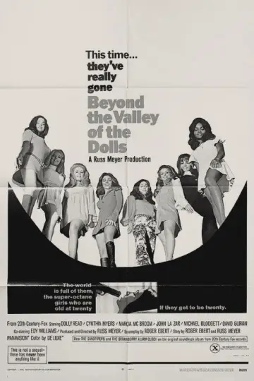 Poster to the movie "Beyond the Valley of the Dolls" #1186621