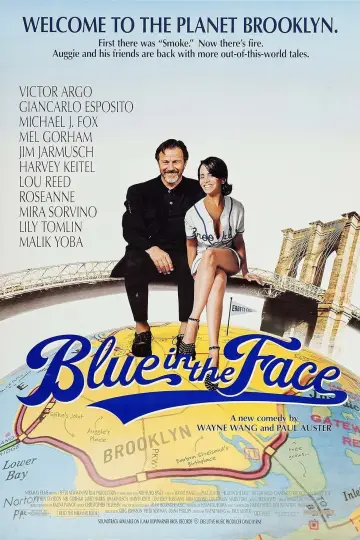 Poster to the movie "Blue in the Face" #1061937