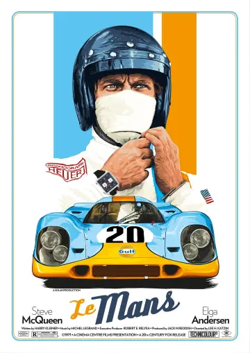 Poster to the movie "Le Mans" #1022540