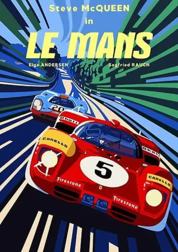 Poster to the movie "Le Mans" #1022541