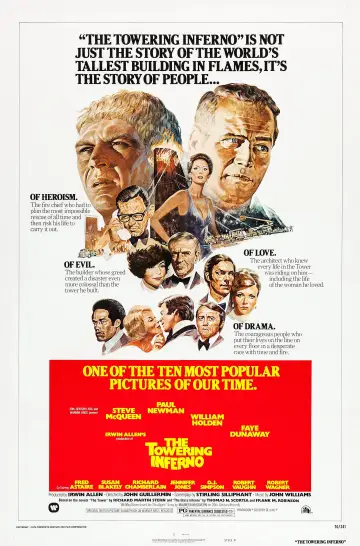 Poster to the movie "The Towering Inferno" #924095