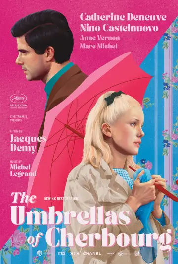 Poster to the movie "The Umbrellas of Cherbourg" #893987