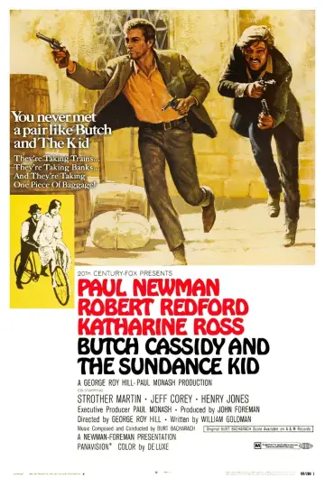 Poster to the movie "Butch Cassidy and the Sundance Kid" #94516