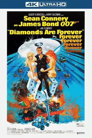 Poster to the movie "Diamonds Are Forever" #683799
