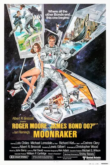 Poster to the movie "Moonraker" #783813