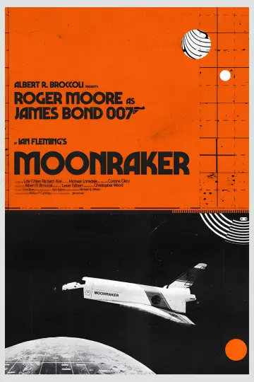 Poster to the movie "Moonraker" #783817