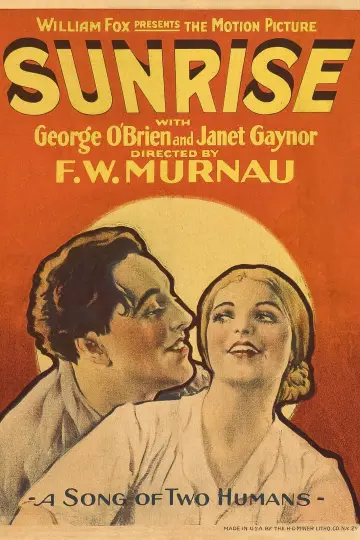 Poster to the movie "Sunrise: A Song of Two Humans" #185122