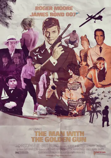 Poster to the movie "The Man with the Golden Gun" #646074