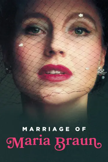 Poster to the movie "The Marriage of Maria Braun" #1092611