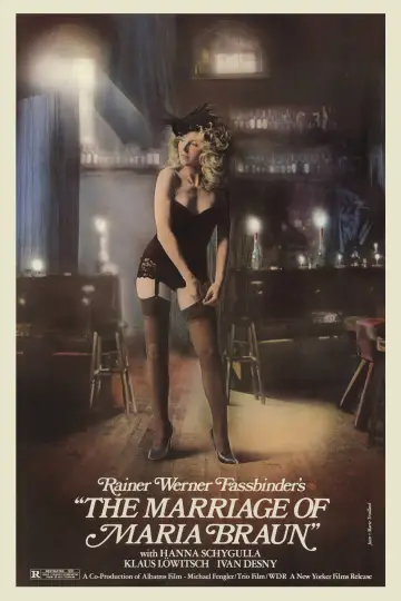Poster to the movie "The Marriage of Maria Braun" #1092619