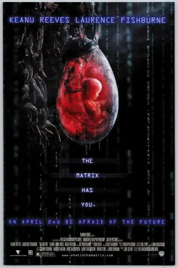 Poster to the movie "The Matrix" #526298