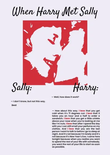 Poster to the movie "When Harry Met Sally..." #964951