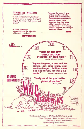 Poster to the movie "Wild Strawberries" #177613