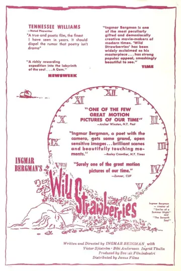 Poster to the movie "Wild Strawberries" #177621