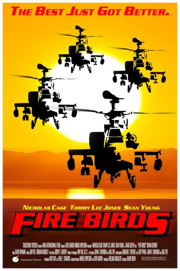 Poster to the movie "Fire Birds" #1101352