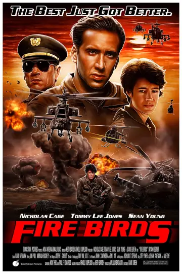 Poster to the movie "Fire Birds" #1101353