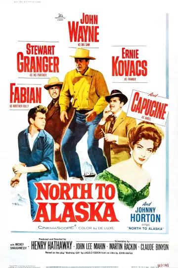 Poster to the movie "North to Alaska" #1081649