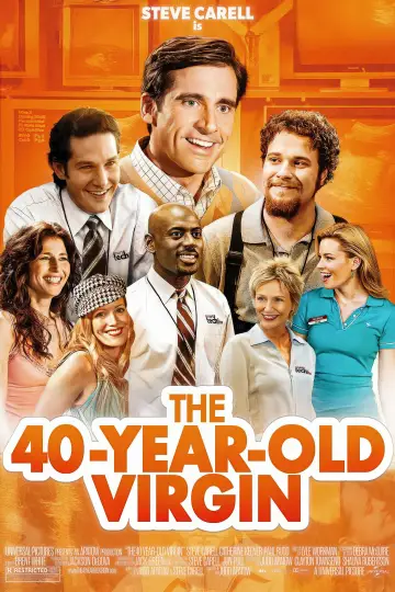 Poster to the movie "The 40 Year Old Virgin" #613322