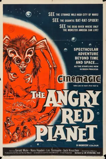 Poster to the movie "The Angry Red Planet" #1053274