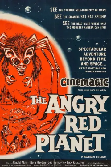 Poster to the movie "The Angry Red Planet" #1053276