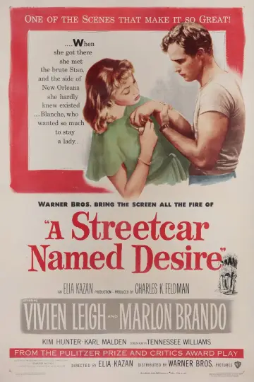 Poster to the movie "A Streetcar Named Desire" #879841
