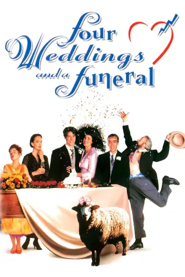 Poster to the movie "Four Weddings and a Funeral" #101664