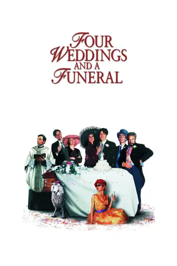 Poster to the movie "Four Weddings and a Funeral" #871379