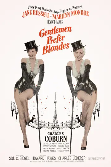 Poster to the movie "Gentlemen Prefer Blondes" #868078
