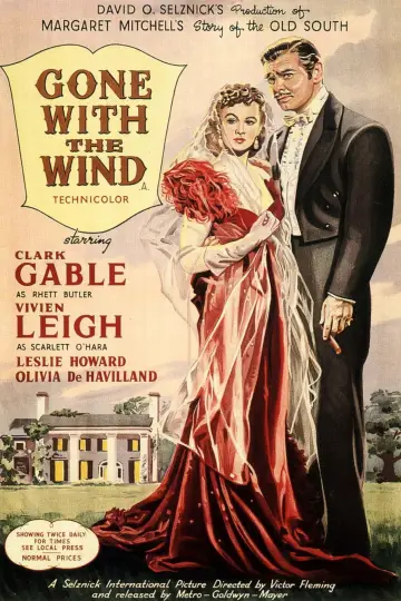 Poster to the movie "Gone with the Wind" #611729