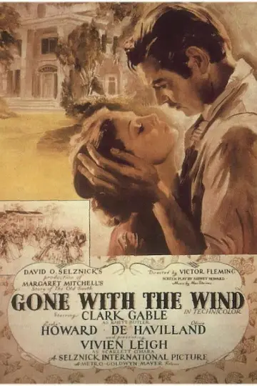 Poster to the movie "Gone with the Wind" #835209
