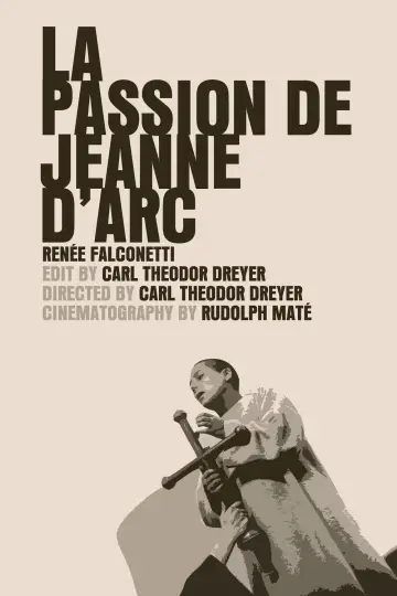 Poster to the movie "The Passion of Joan of Arc" #877478