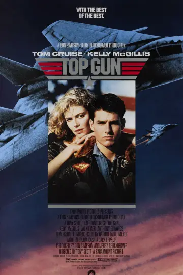 Poster to the movie "Top Gun" #580581