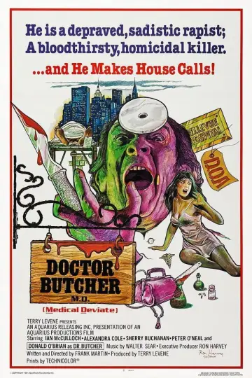 Poster to the movie "Doctor Butcher M.D." #1079008