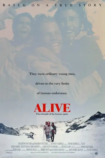 Poster to the movie "Alive" #88342