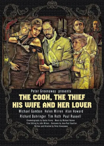 Poster to the movie "The Cook, the Thief, His Wife & Her Lover" #947908